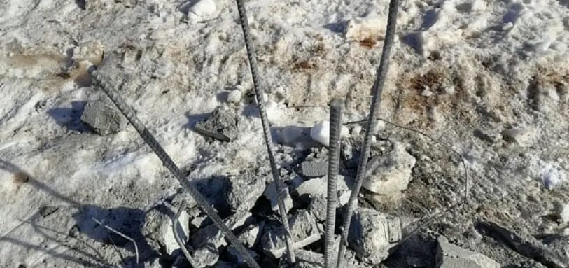 Фундамент на забивных ЖБ сваях